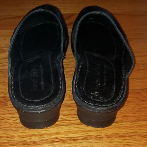 Joseph Seibel Black Leather mules - Picture 5 of 7